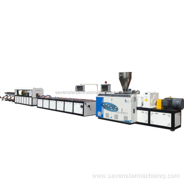 window profile extrusion line door board making machine